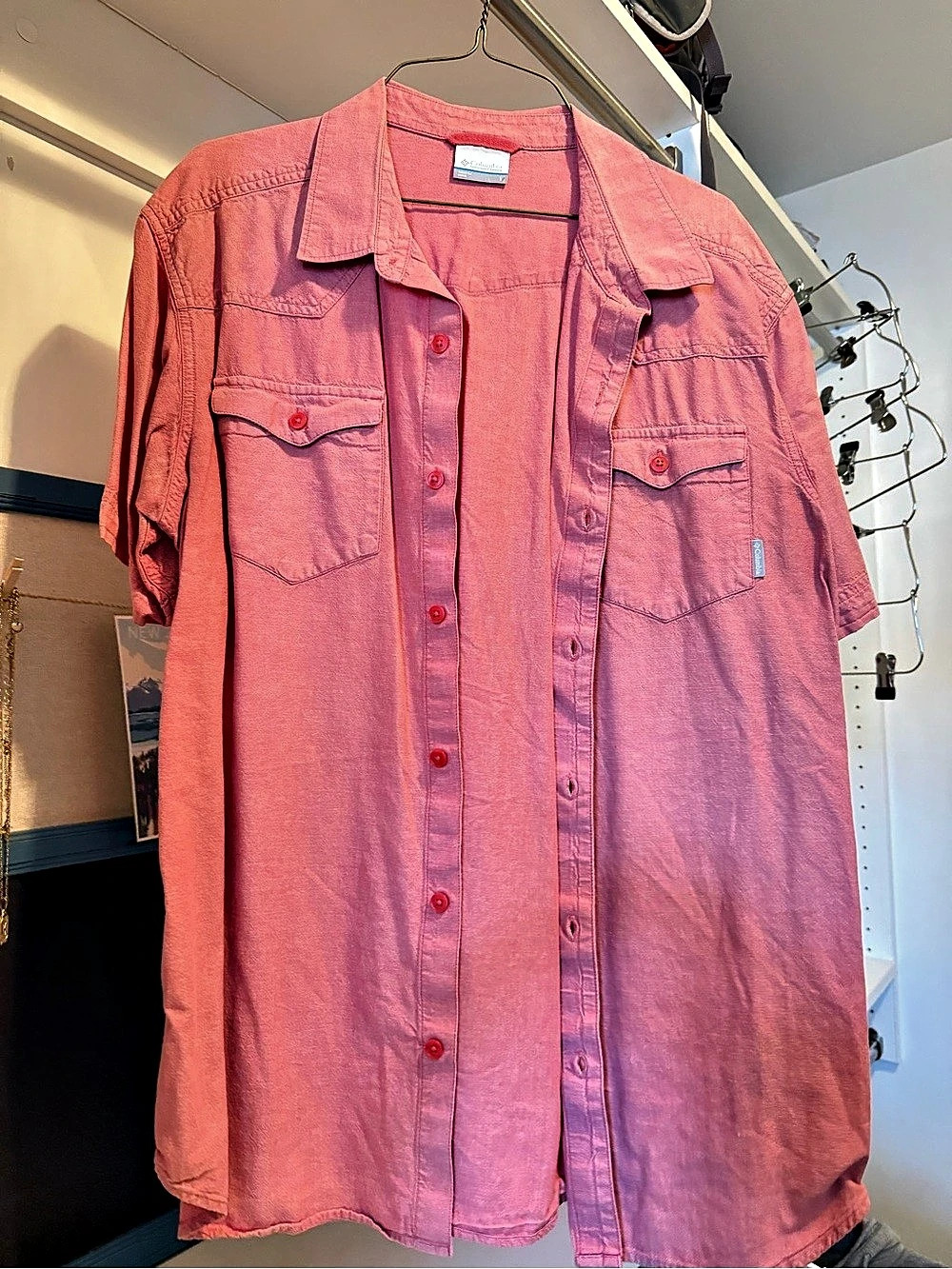 Columbia Silver Ridge Lite Short-Sleeve Shirt Pink Short-Sleeve Shirt